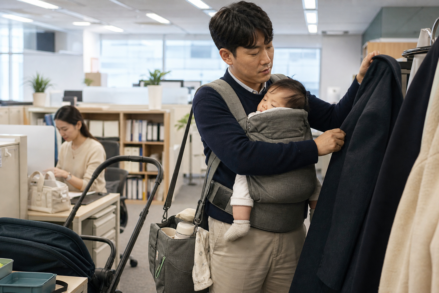 작년 공무원 육아휴직 사용률 60% 넘어…남성 참여 두 배 증가