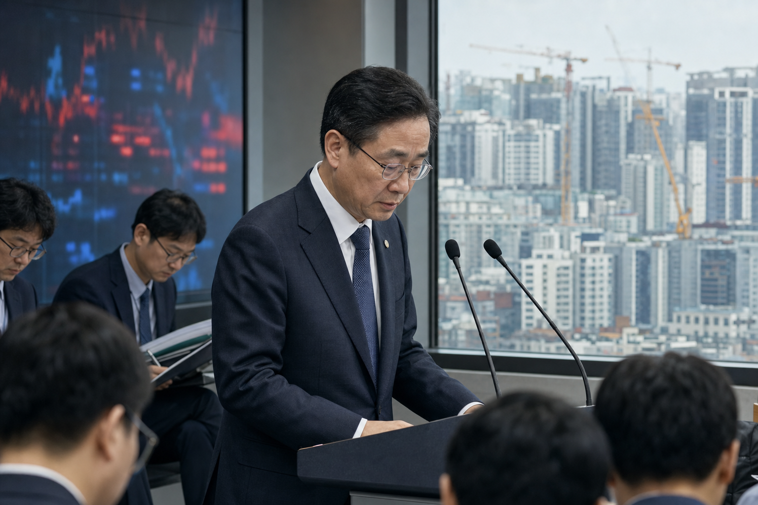 김용범 실장, 삼전닉스 레버리지 ETF 상폐 불가…부동산 급등에 사과
