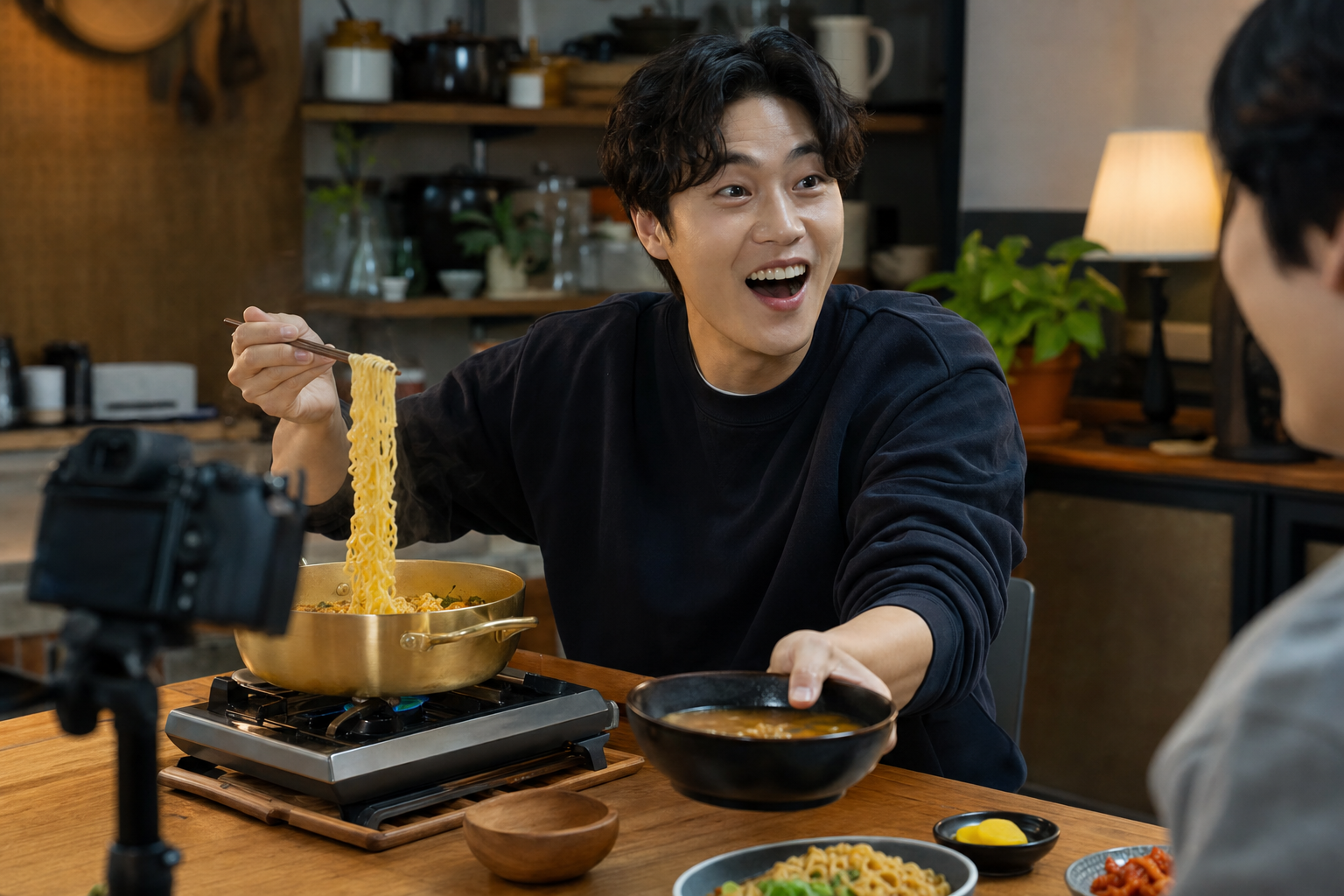 김남길, '라면 먹고 올래?'서 리액션과 배려로 시청자 사로잡아