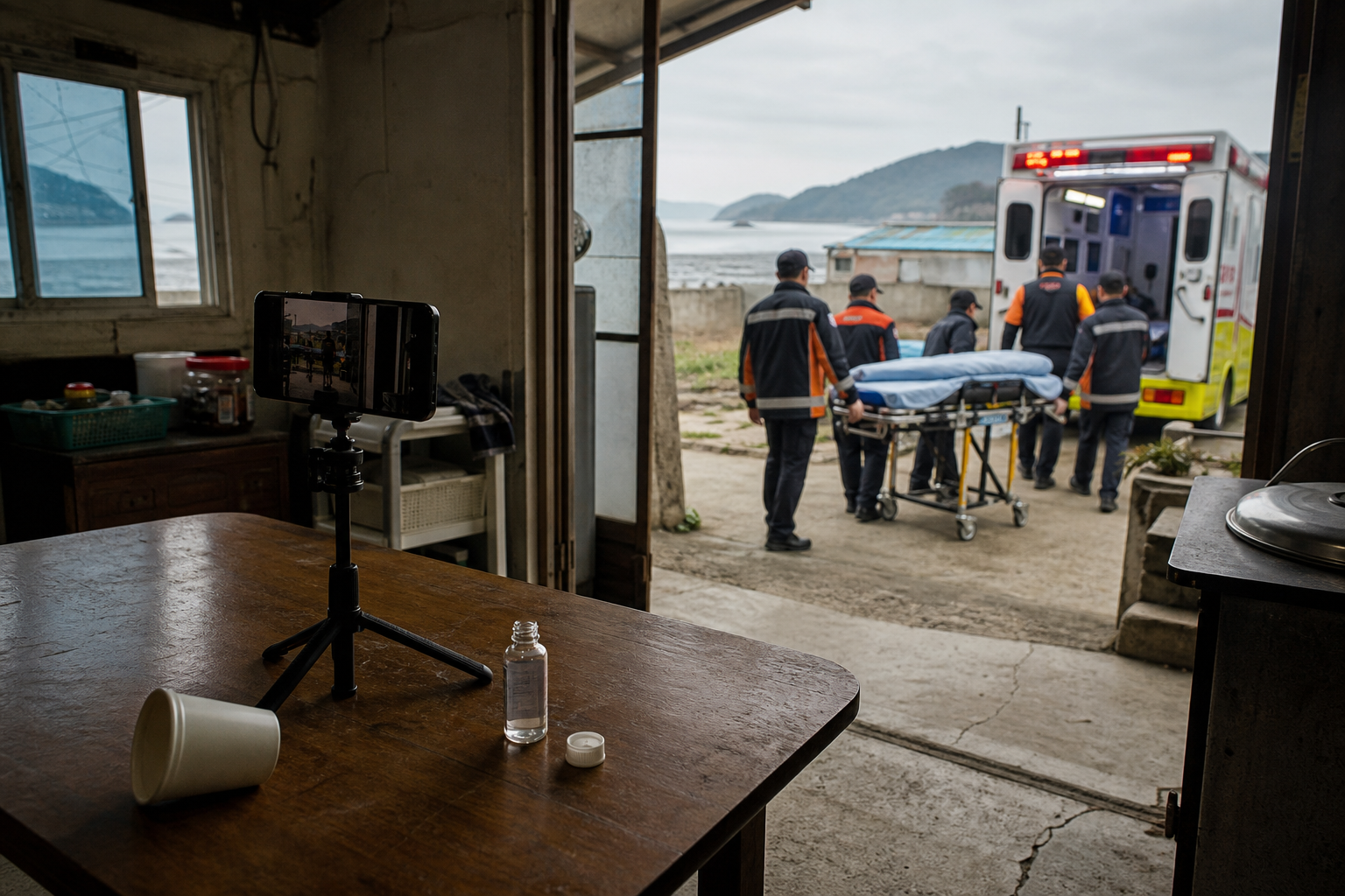 전남 신안서 방송 중 음독한 유튜버, 결국 사망
