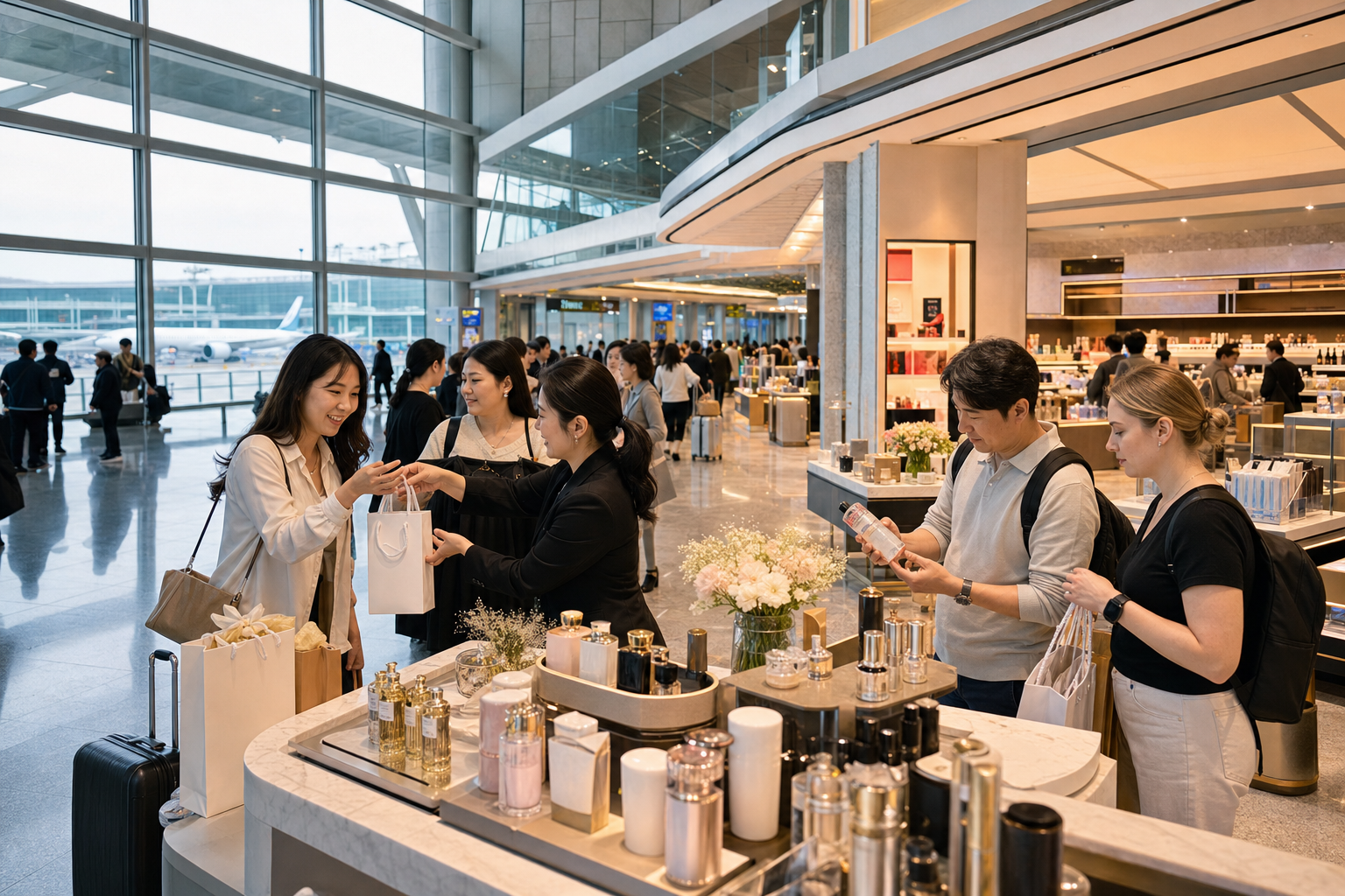 롯데면세점, 인천공항 복귀 100일…연 6000억 매출 기대
