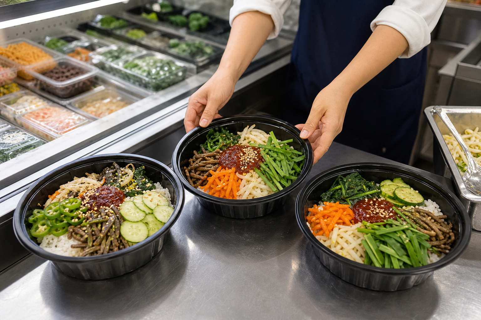 CU, 제철 채소 활용 비빔밥 3종 출시…간편식 수요 겨냥