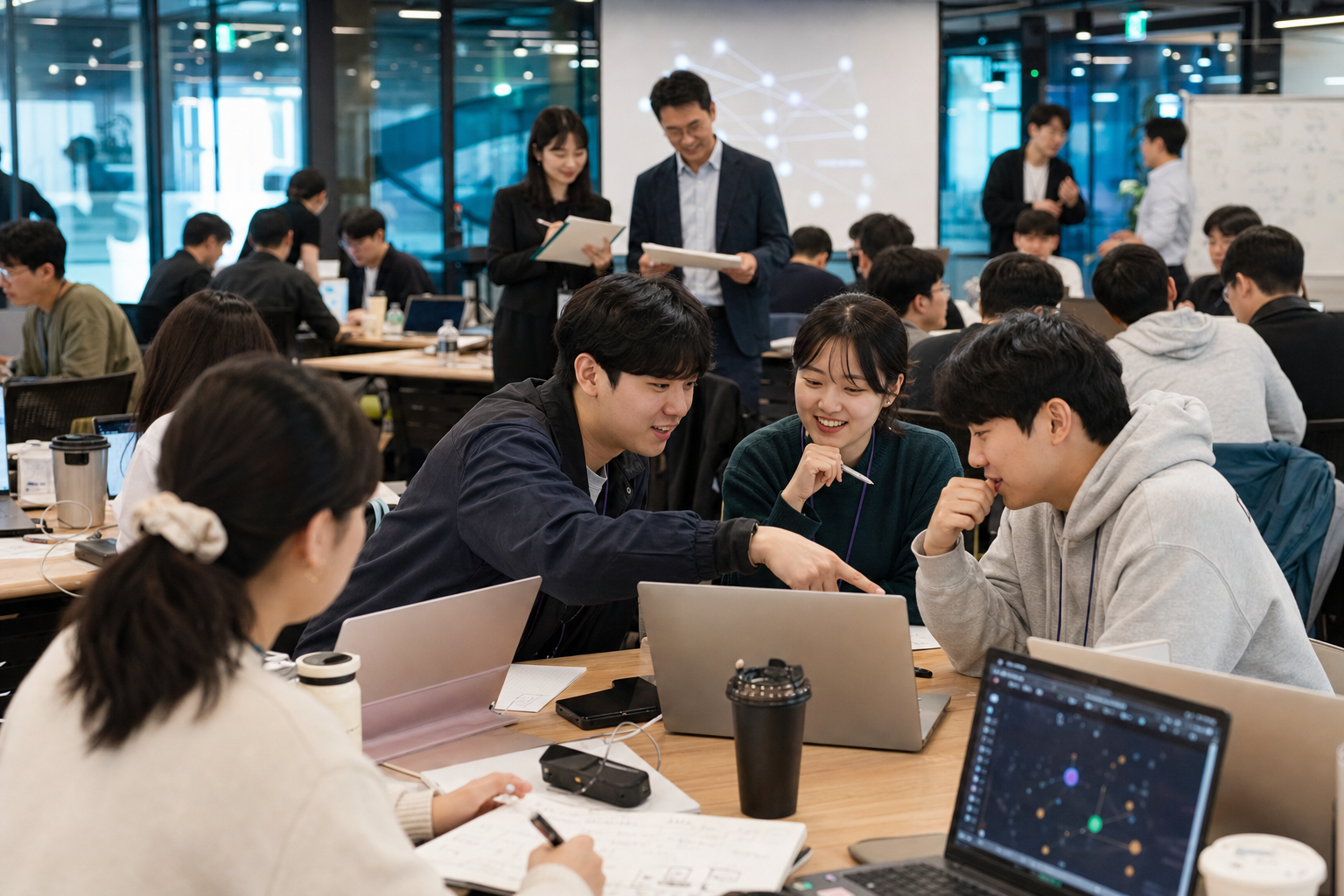 SKT-하나금융, AI 인재 양성 해커톤 성료…대상에 T1팀