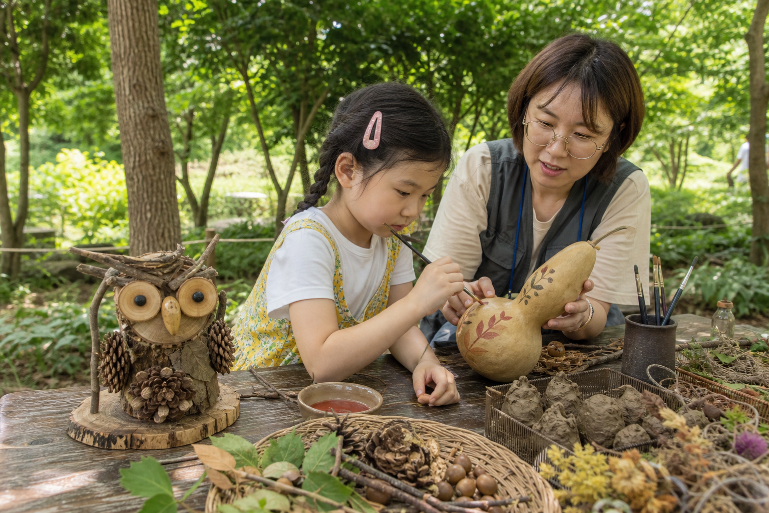 창원수목원, 8월 특별 생태체험…부엉이·조롱박 만들기