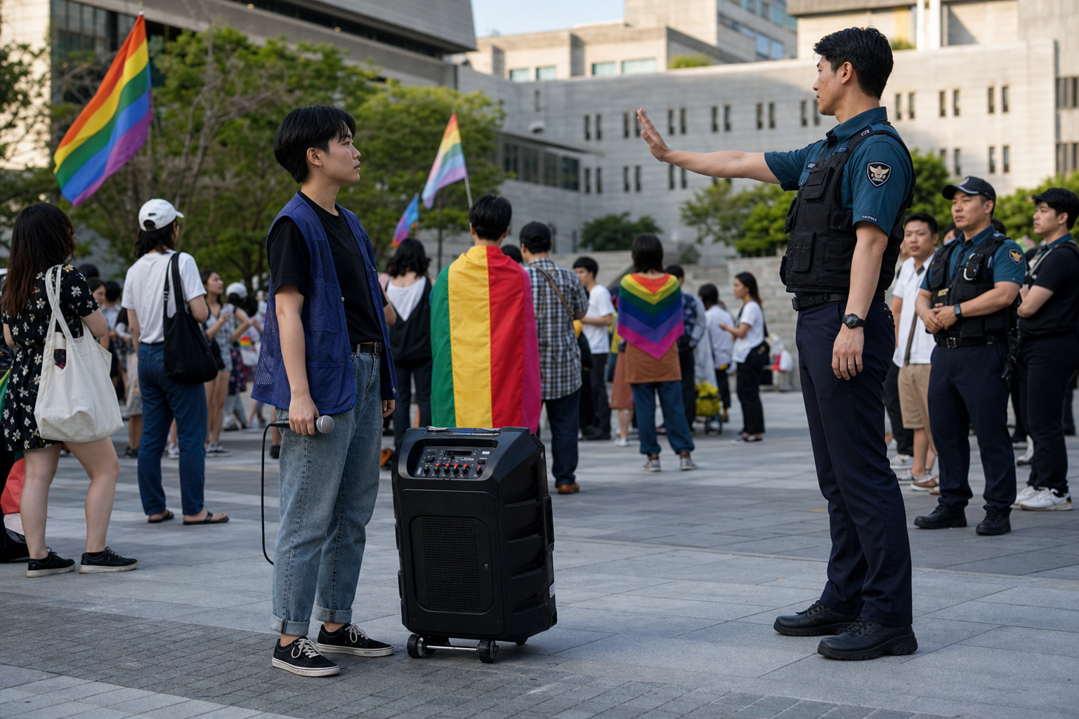 인천공항 출국장, 중국인 승객 집단 새치기로 혼란