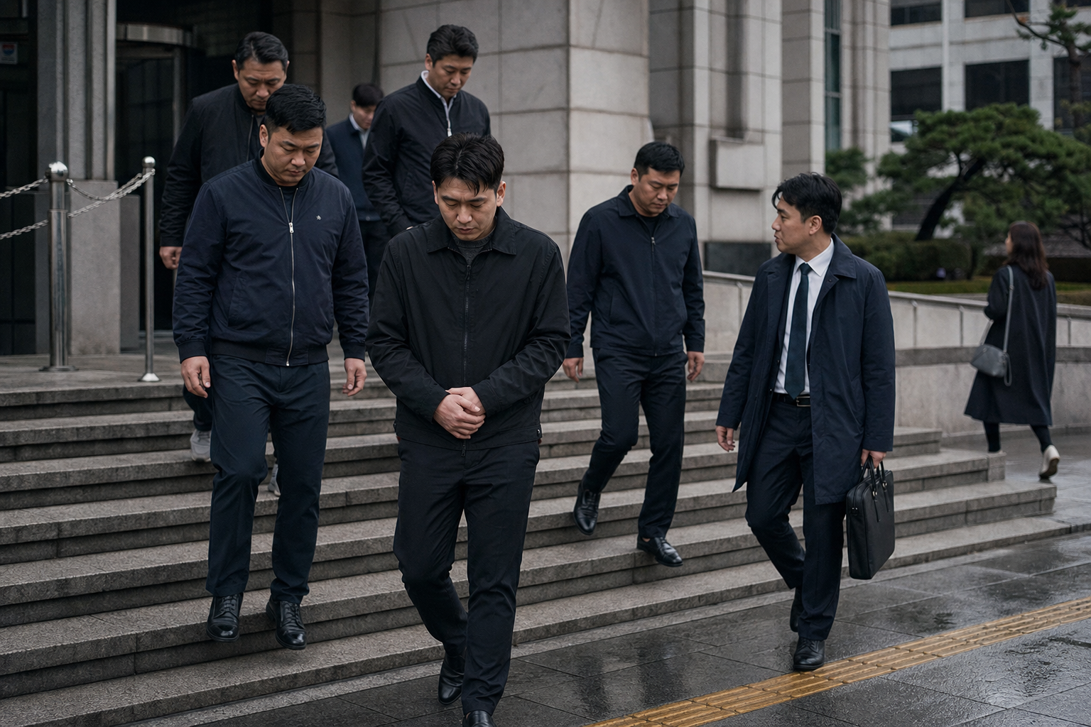 시선 문제로 행인 폭행한 전직 조직원들, 법원 집행유예 선고