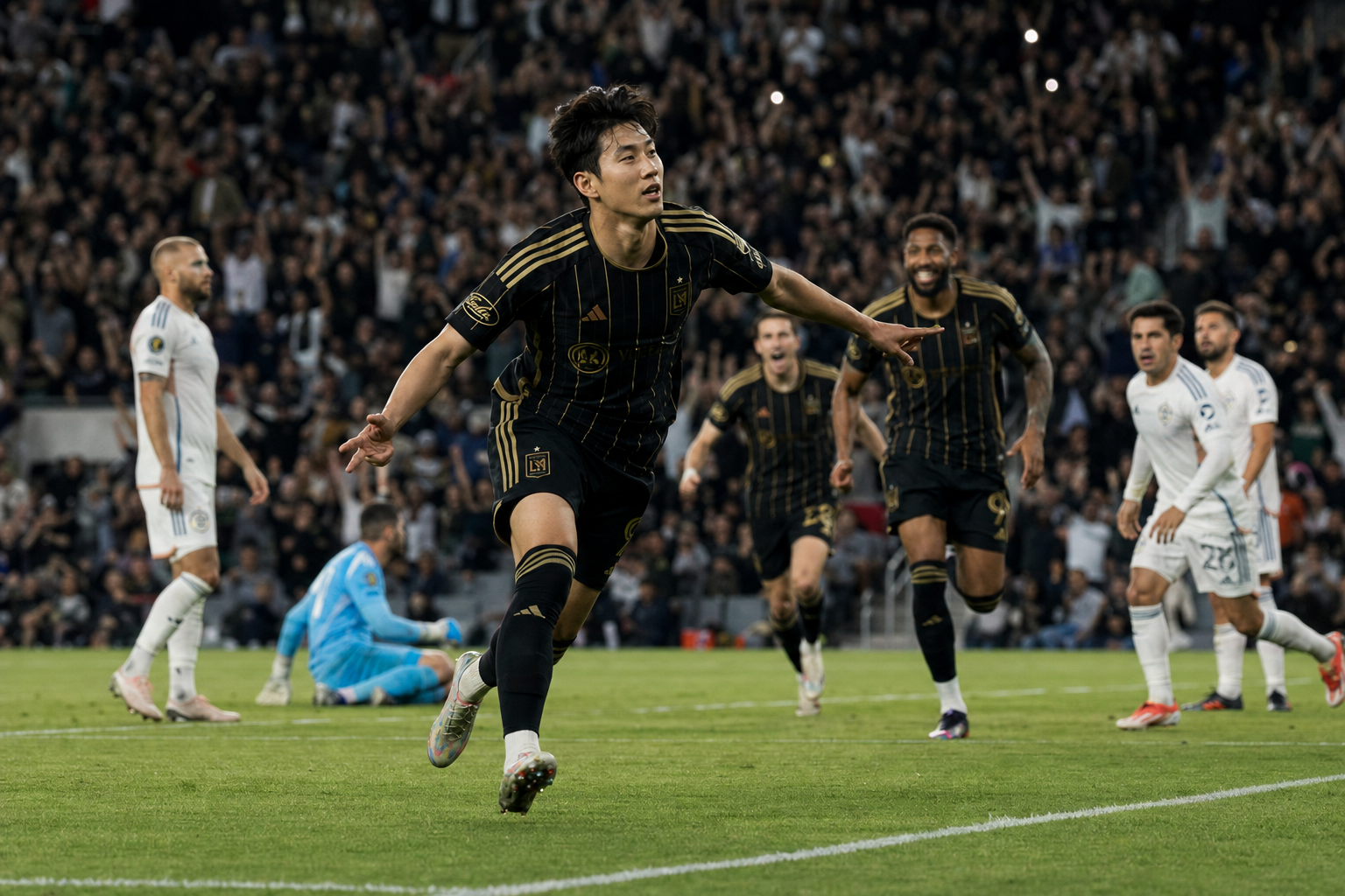 손흥민, MLS 시즌 첫 골…LAFC 3-0 완승 견인