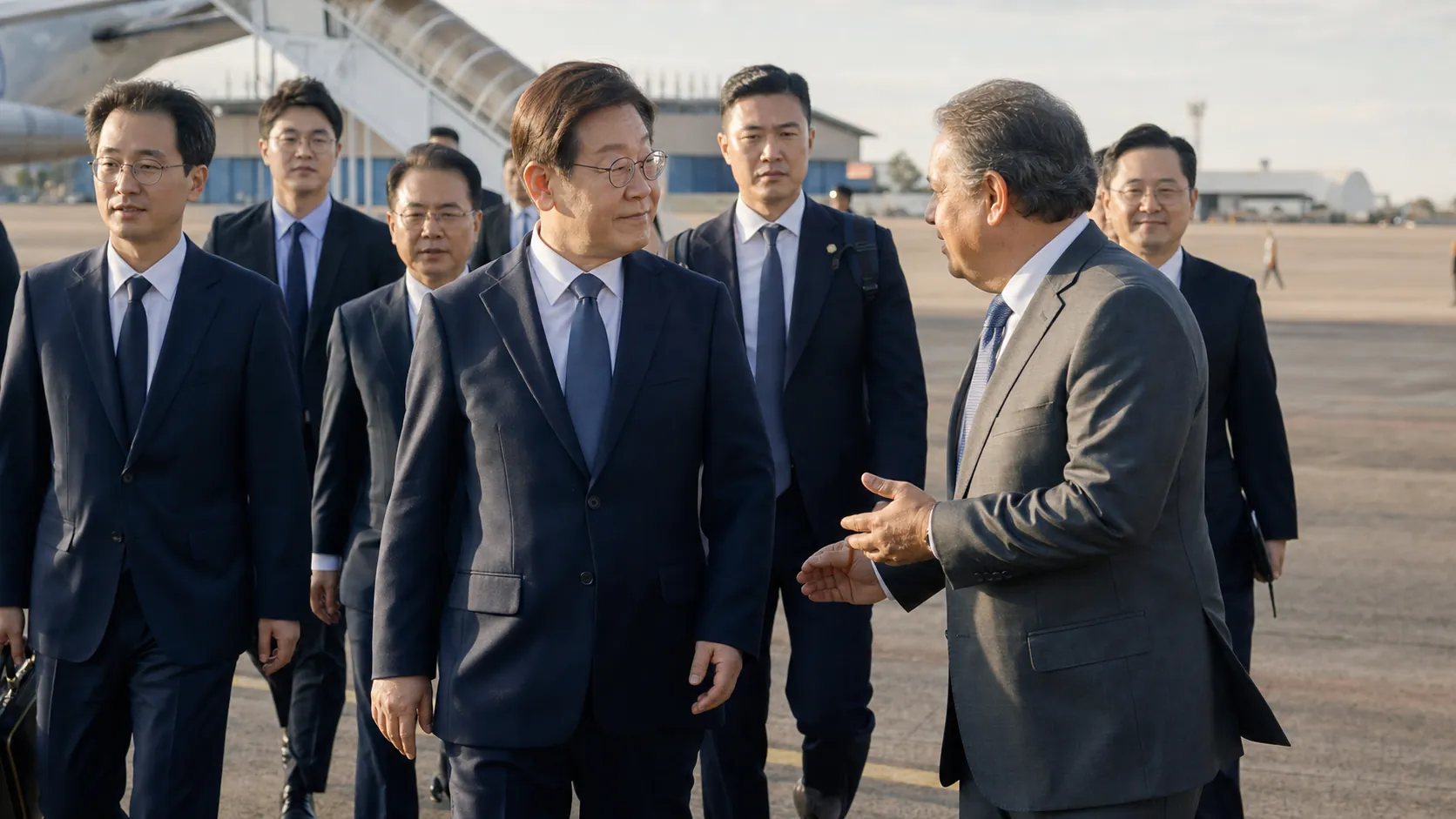 이재명 대통령, 브라질 국빈방문 시작