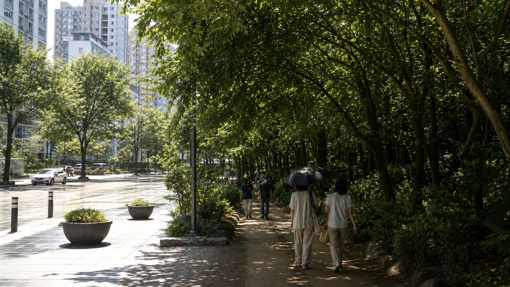 도시숲이 폭염 낮춘다…한낮 기온 최대 1.8℃ 차이 확인