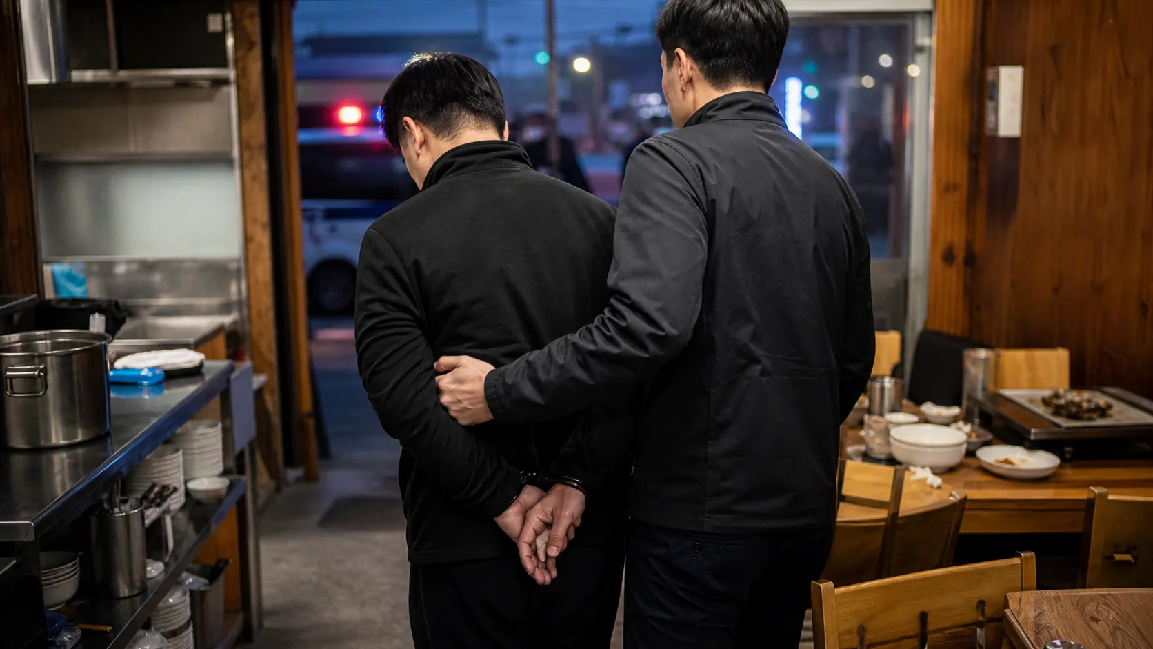 무주 식당 흉기난동 40대, 살인미수 혐의 구속영장