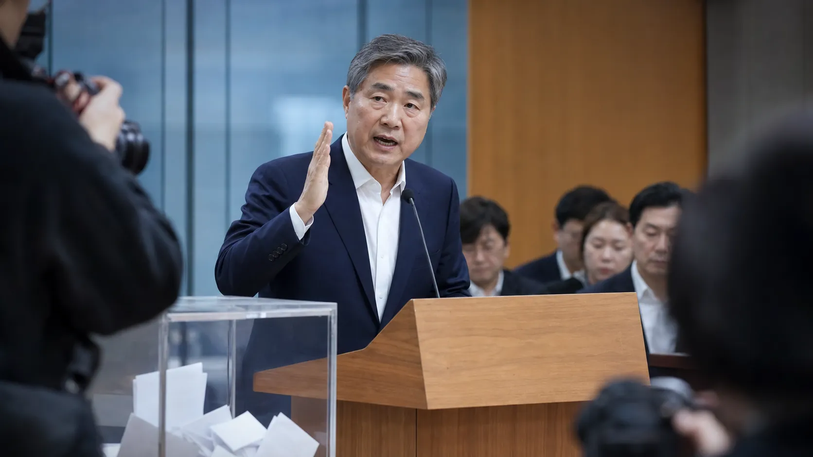 장동혁 "선관위 생중계 거부는 국민 기만…여당·법원 모두 공범"