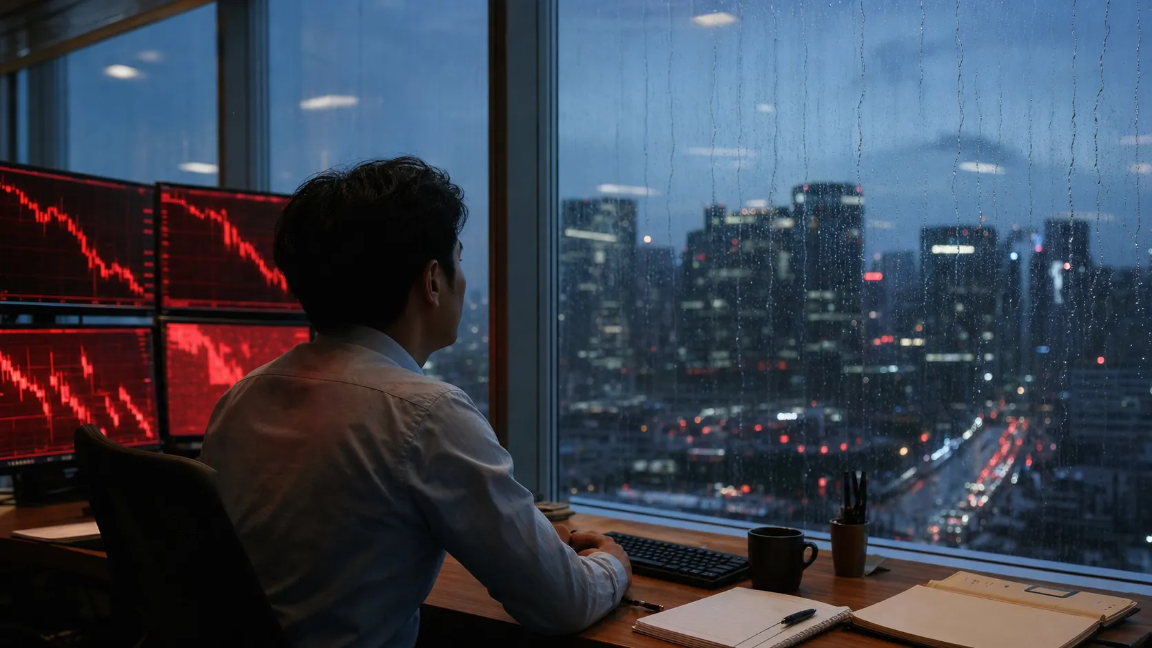 코스피 한 달 새 28% 급락…전문가 "V자 반등 어려워"