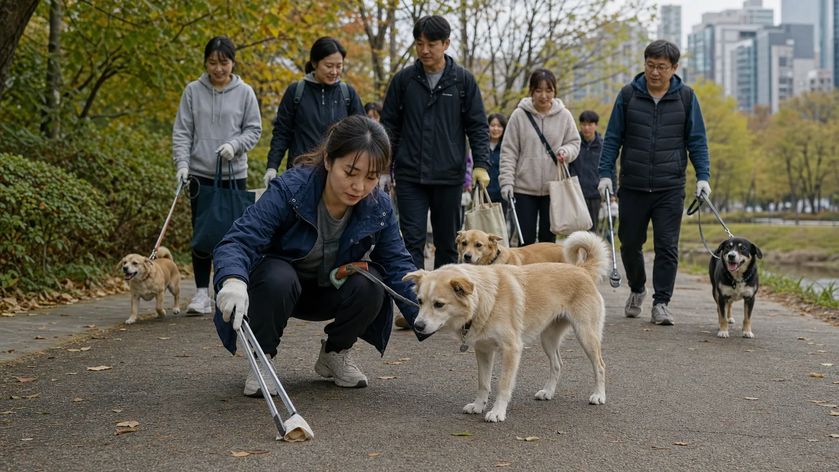 강남구, 반려견과 함께하는 플로깅 봉사단 발족