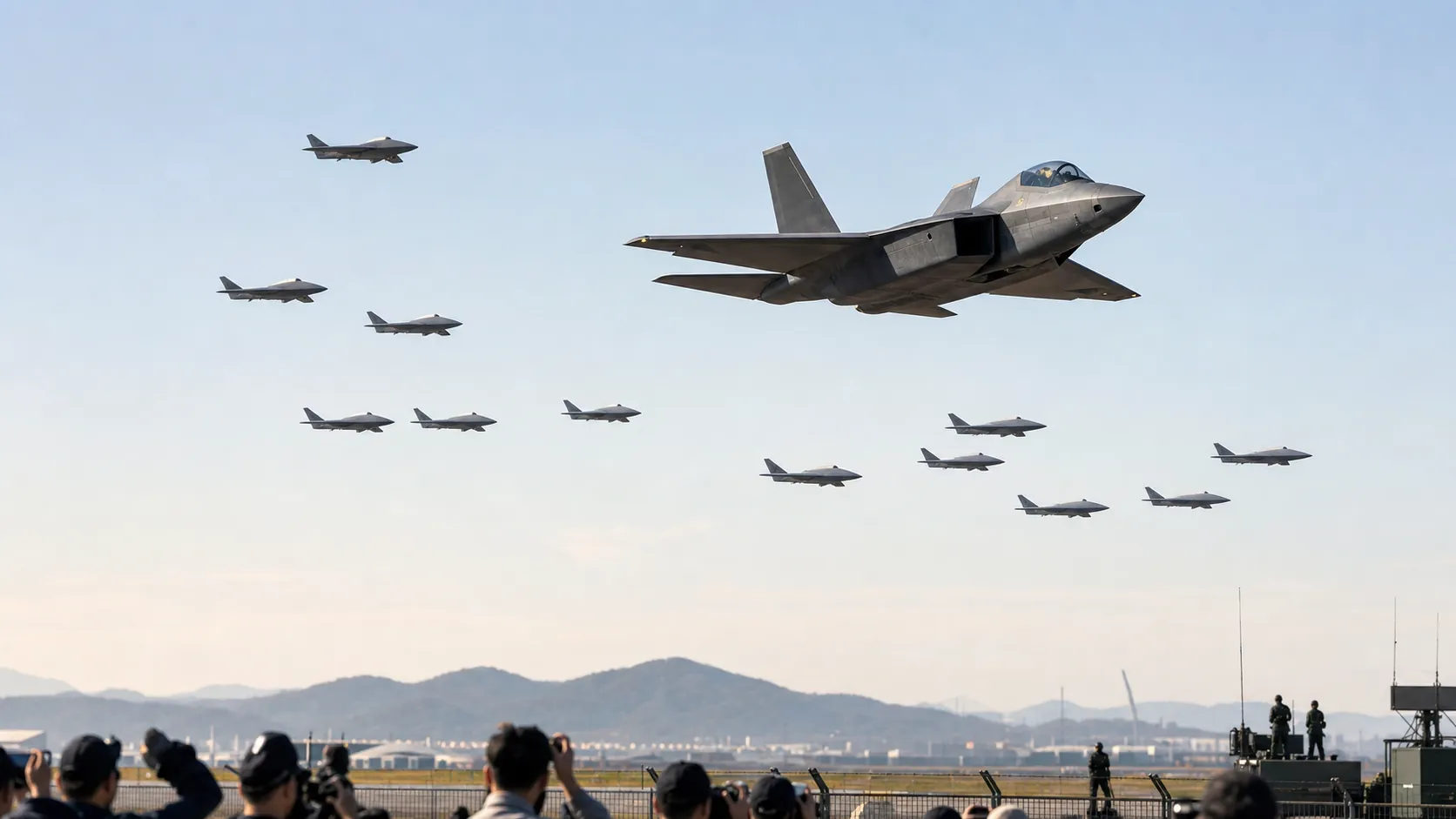 KF-21, 무인기 12대 지휘하는 미래 공중전 구상 공개