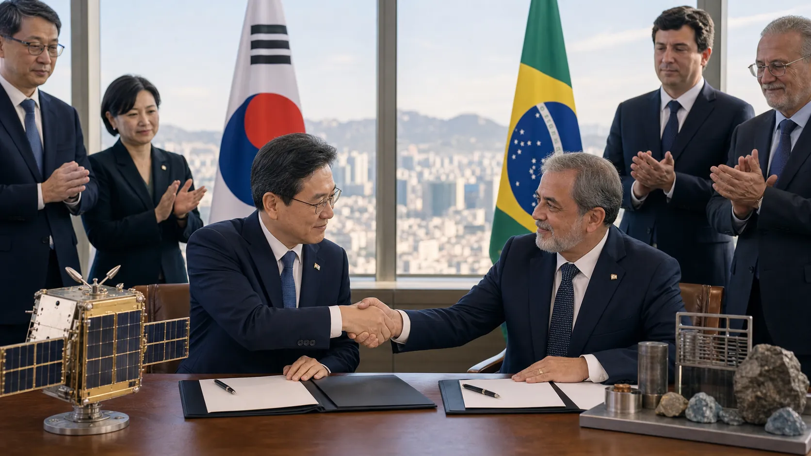한-브라질, 우주·공급망 협력 MOU 7건 체결