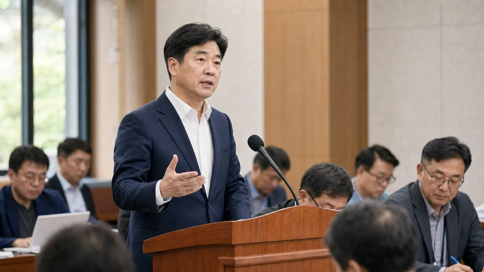 정용채 경북도의원, 민주당 도당위원장 선거 출마 공식화