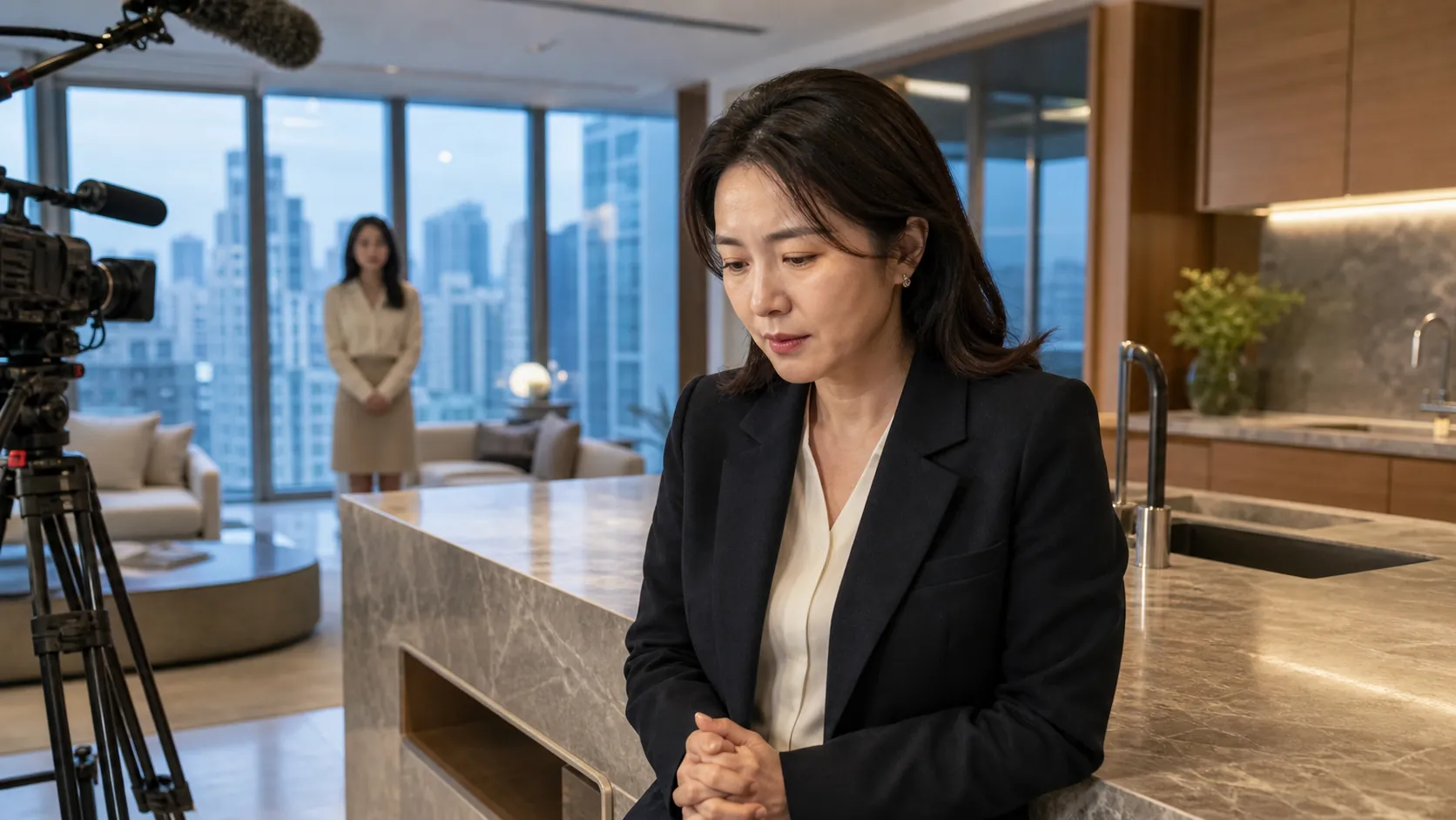 조수빈, 후배 아나운서 50억대 아파트 영상 논란에 사과