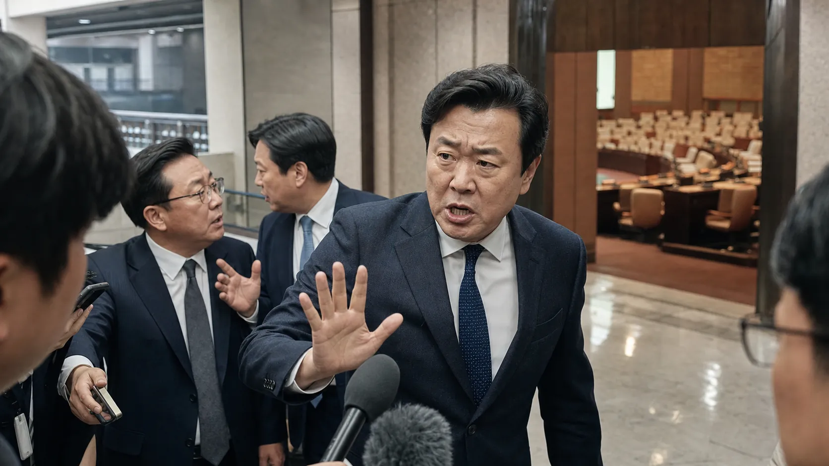 야권, 조정식 의장 '대통령 연임' 발언에 강력 반발