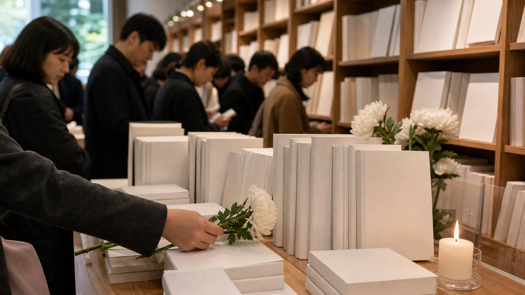 히가시노 게이고 별세에 국내 서점가 추모 물결