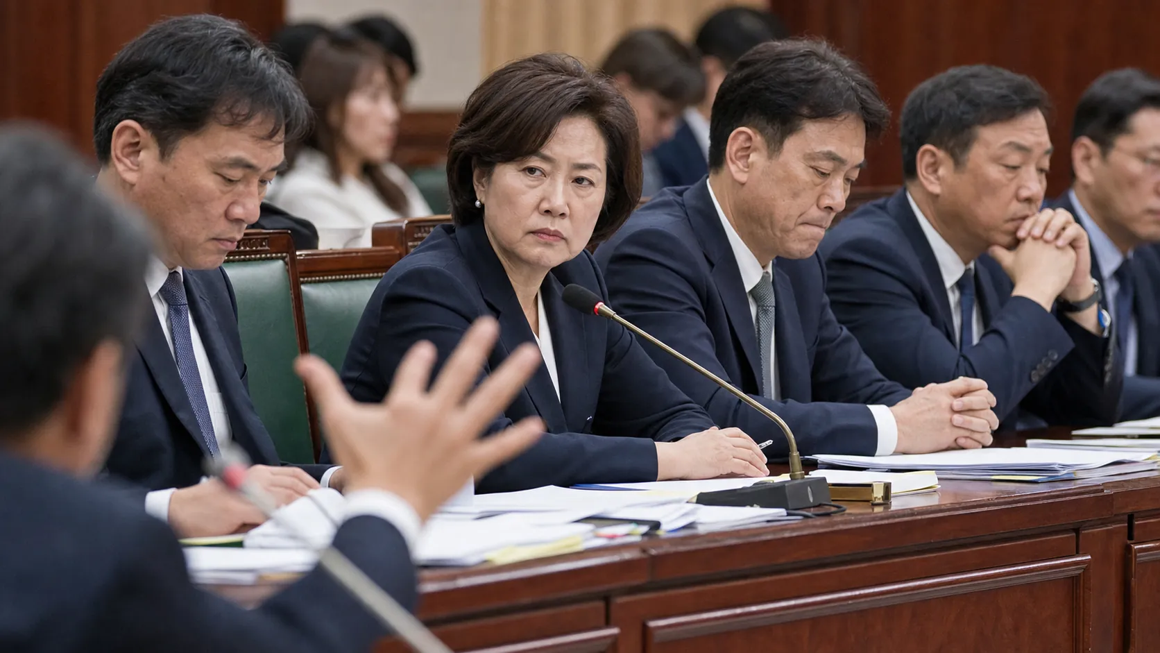 국회 청문회서 심판위원장 태도 논란…축구협회 간부들 답변 회피