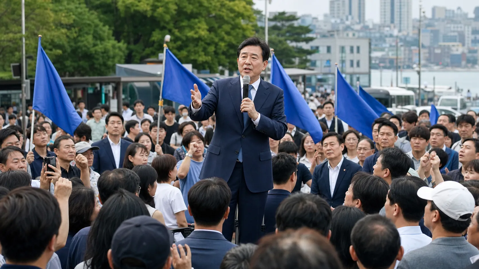 민주당 대표 경선, 정청래 민심 우위 속 김민석 당심 강세