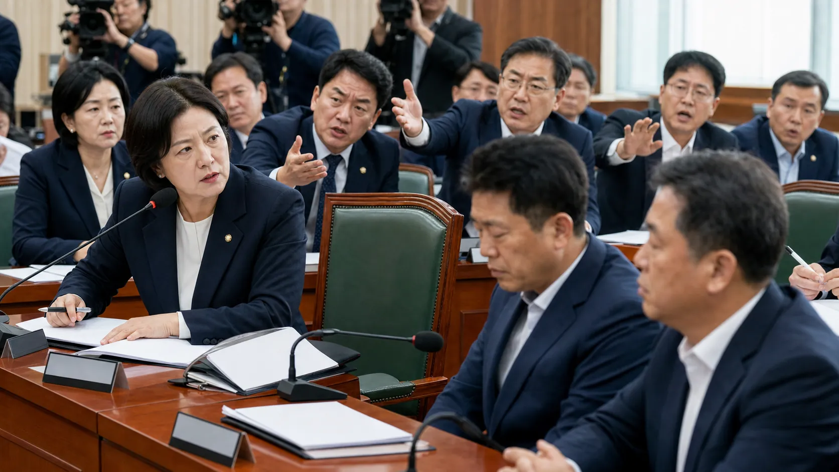 축구협회 청문회, 고위 관계자 태도 논란에 의원들 질타