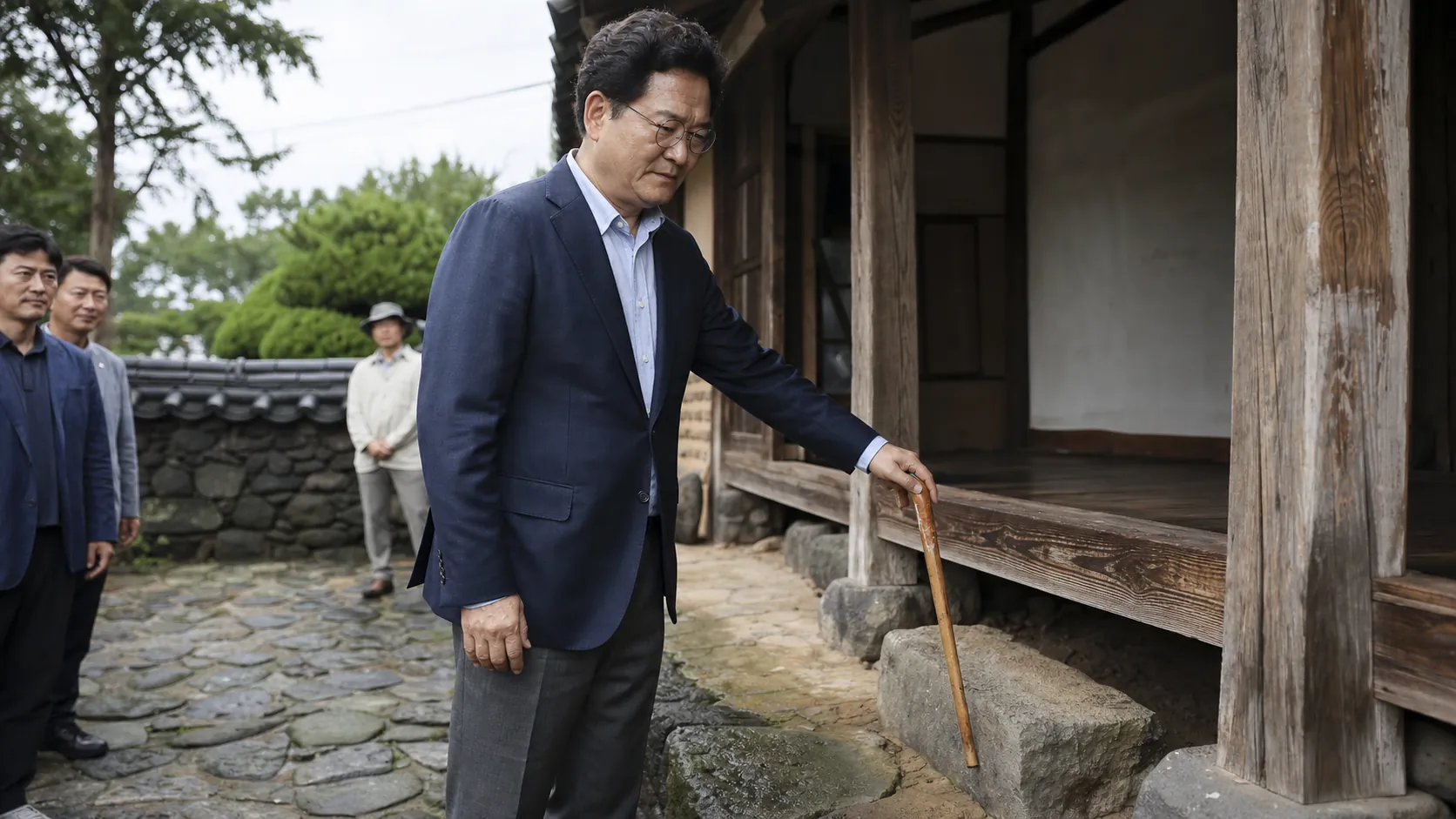 송영길, 하의도서 김대중 생가 방문…'민주당 버팀목' 다짐