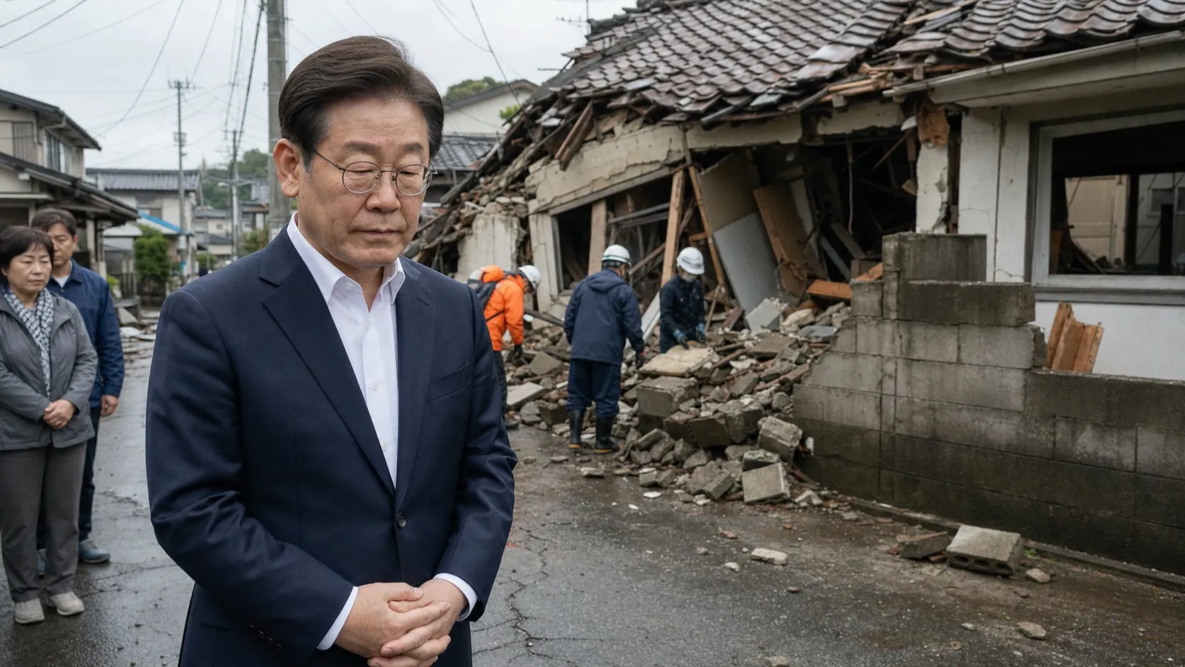이재명, 일본 구마모토 지진 피해에 애도 표명