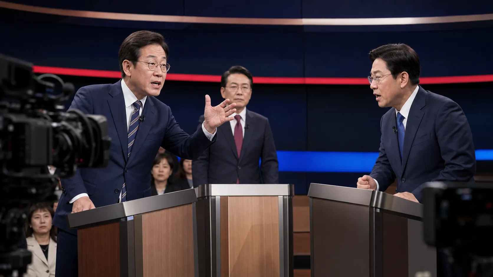 민주당 당권주자 TV토론, 검찰개혁·선거책임 공방