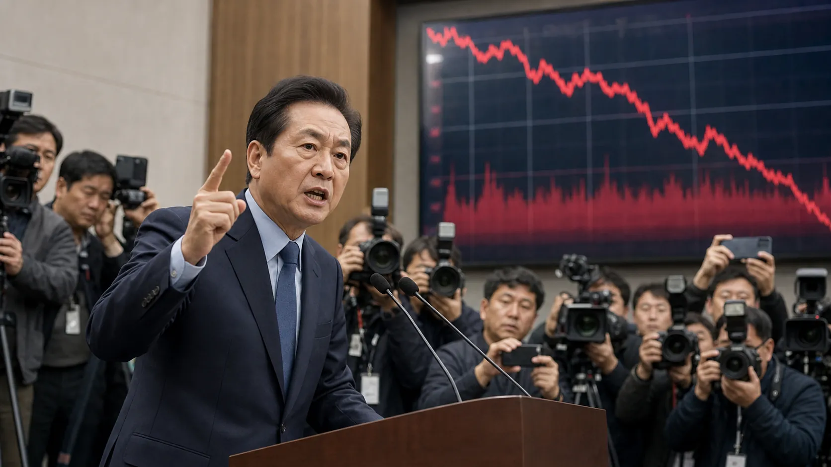 장동혁 "증시 폭락, 국정조사·특검 대상 범죄"…정부 실정 질타