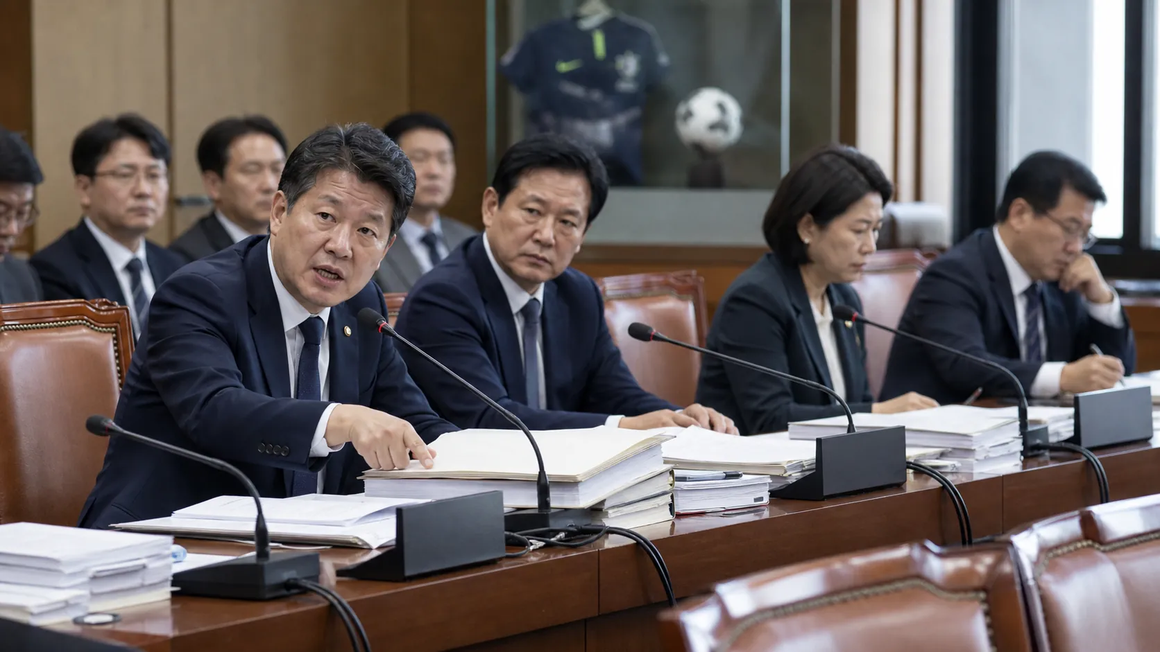 국회 청문회, 축구협회 운영 전반 집중 추궁…'고대 카르텔' 논란도