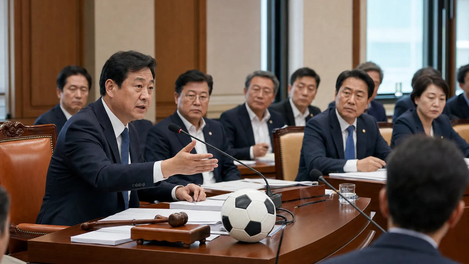 여야, 축구협회 지배구조 개선 촉구 결의안 채택