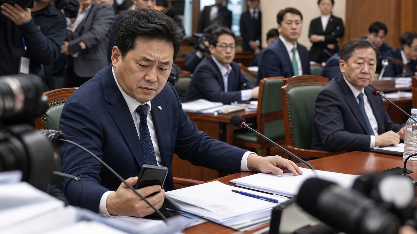 국힘 의원, 축구협회 청문회 증인에 '송구' 문자 논란