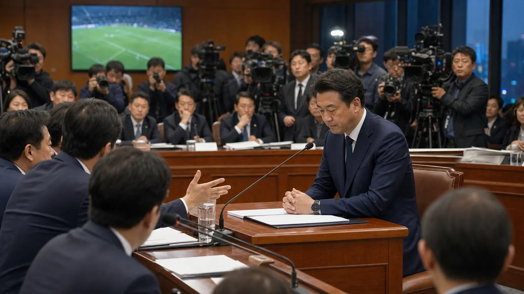 축구협회 청문회, 정몽규·홍명보 사과에도 의혹 부인