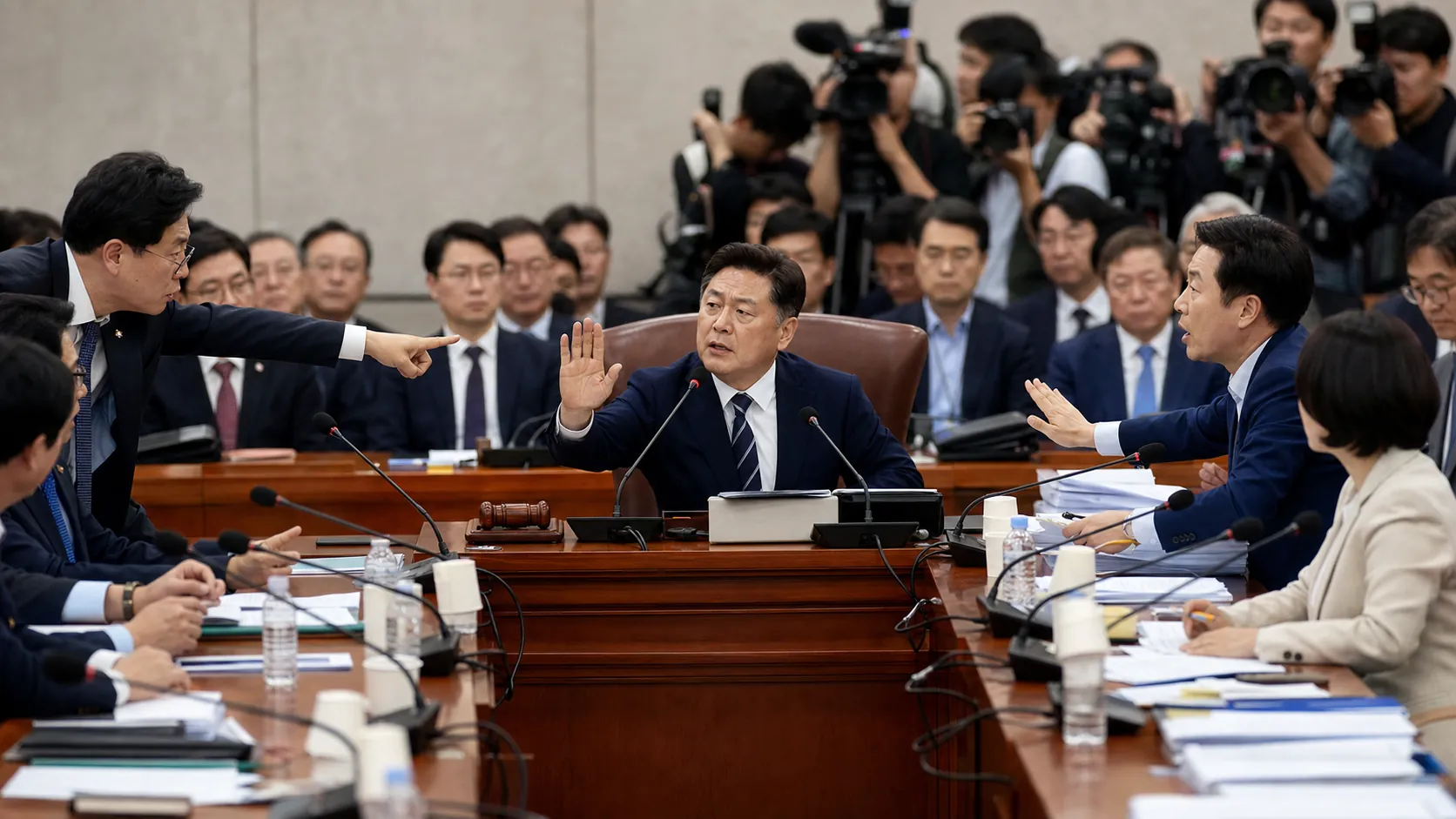 축협 청문회, 대통령 언급 두고 여야 공방