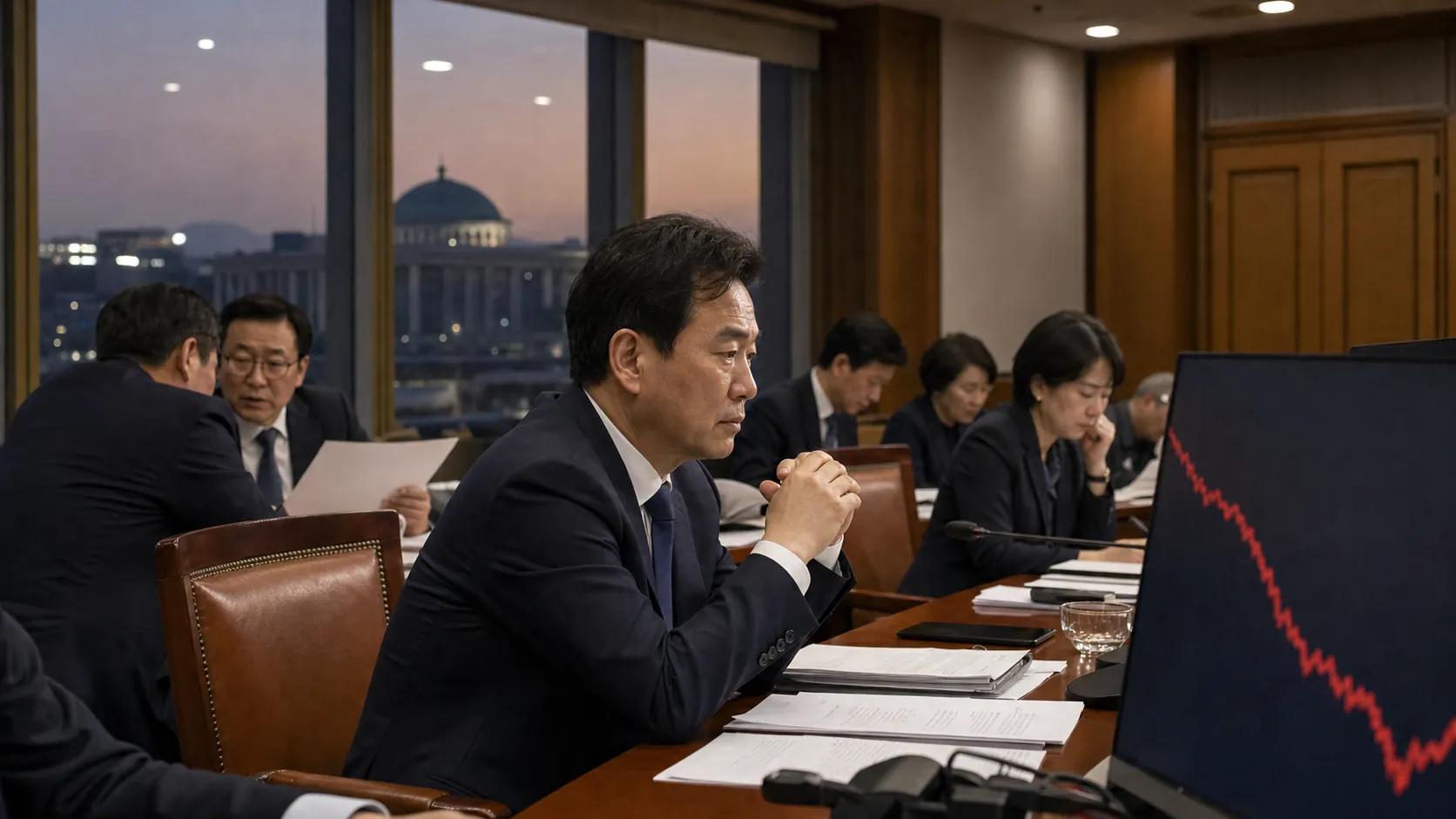 민주당, 증시 급락에 '책임 통감'…당국과 협력 강화