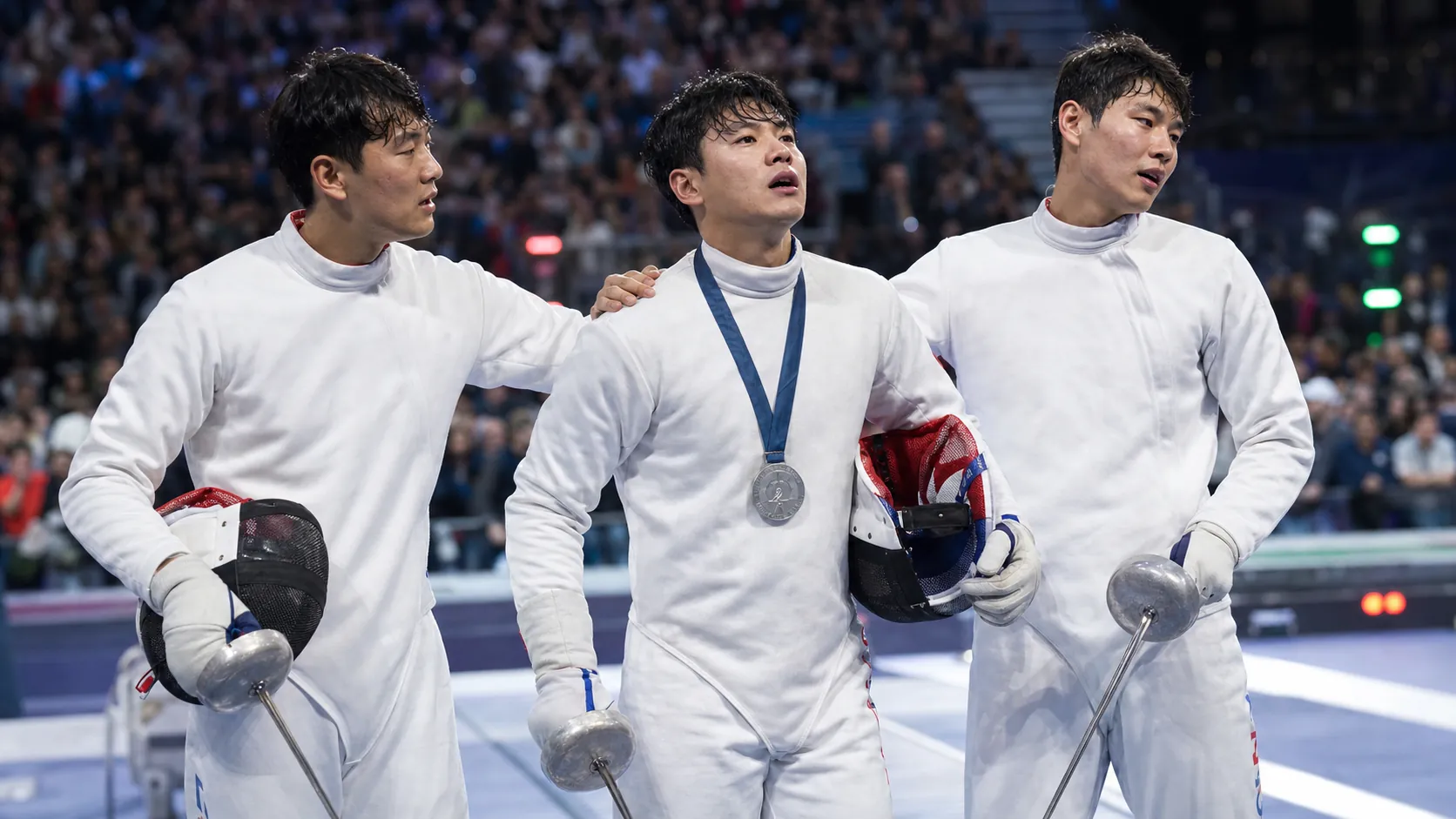 한국 펜싱, 세계선수권 종합 2위…남자 사브르 단체 은메달