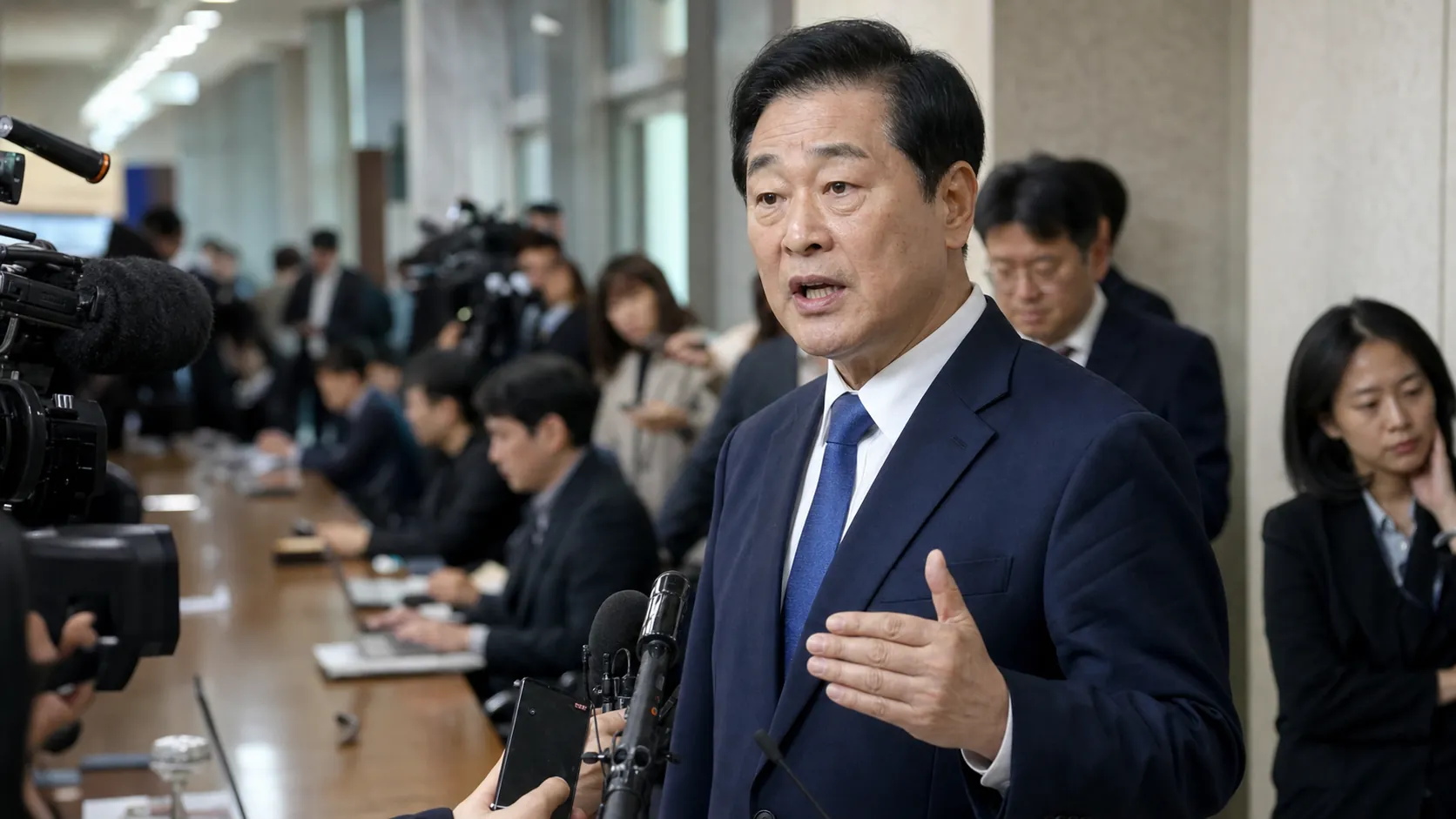 홍명보, 월드컵 성적 부진 사과…"책임 통감"