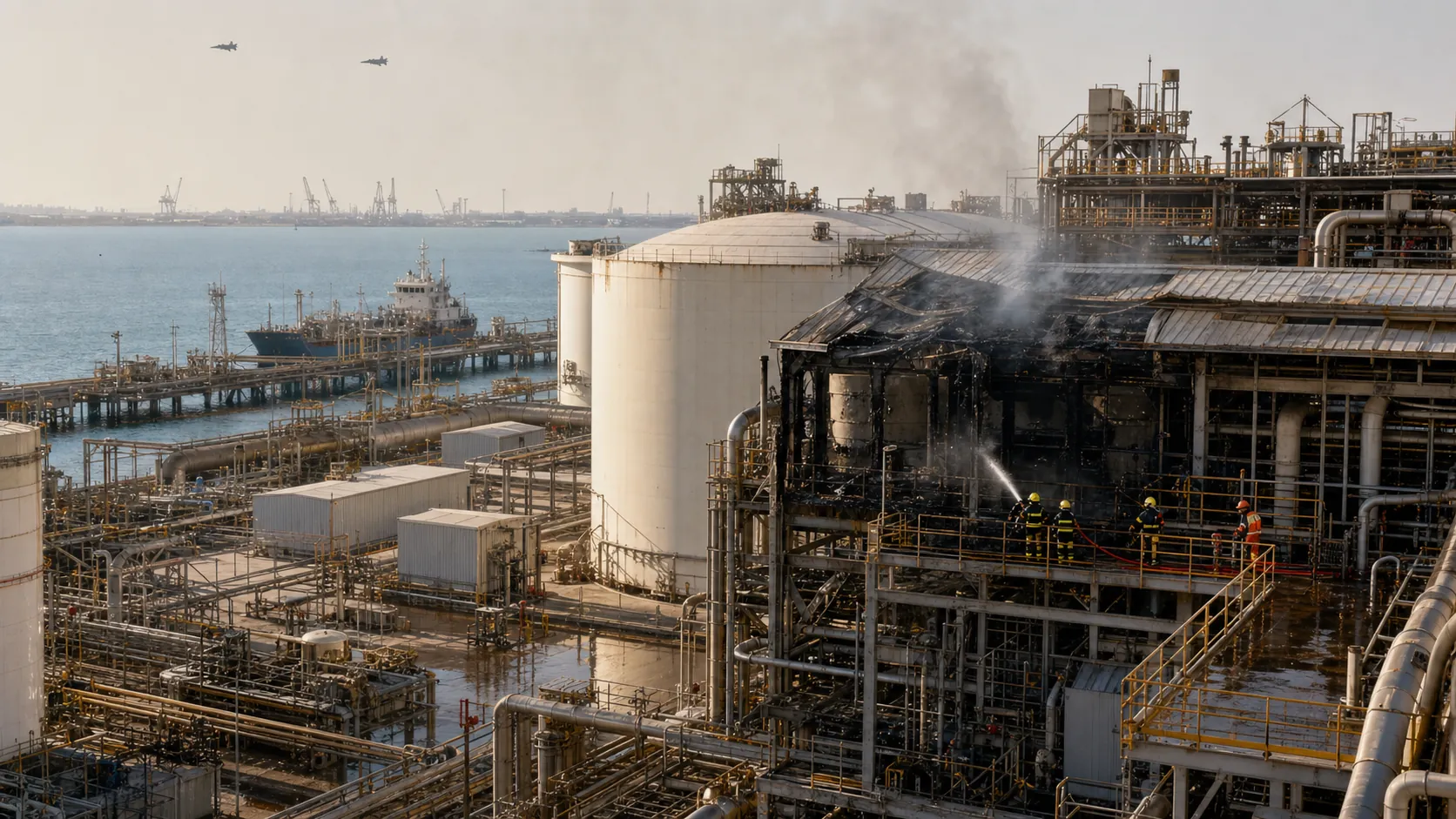 이집트 LNG 시설 드론 피격…미군, 이란 공습 개시