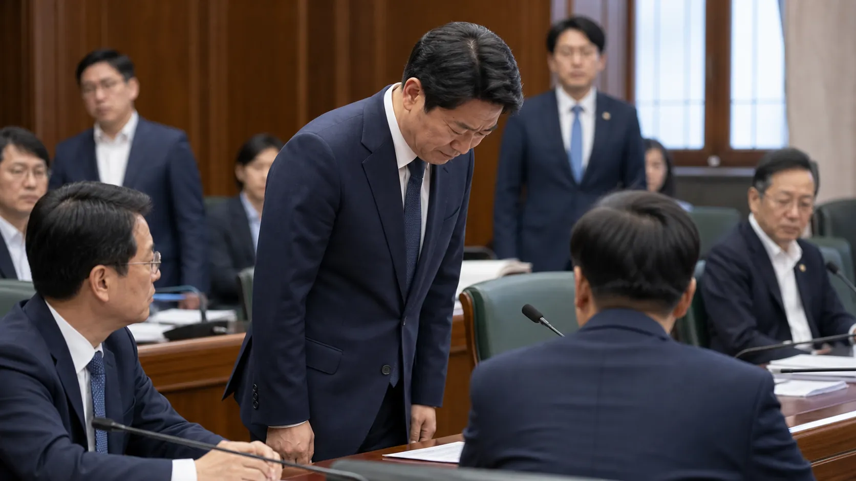 권영진 의원, 의총서 사과…"변명의 여지 없는 잘못"