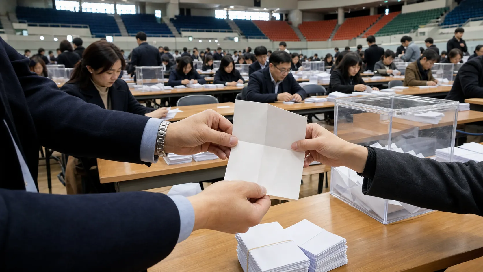 여야, 잠실 투표지 247만장 재검표에 잠정 합의