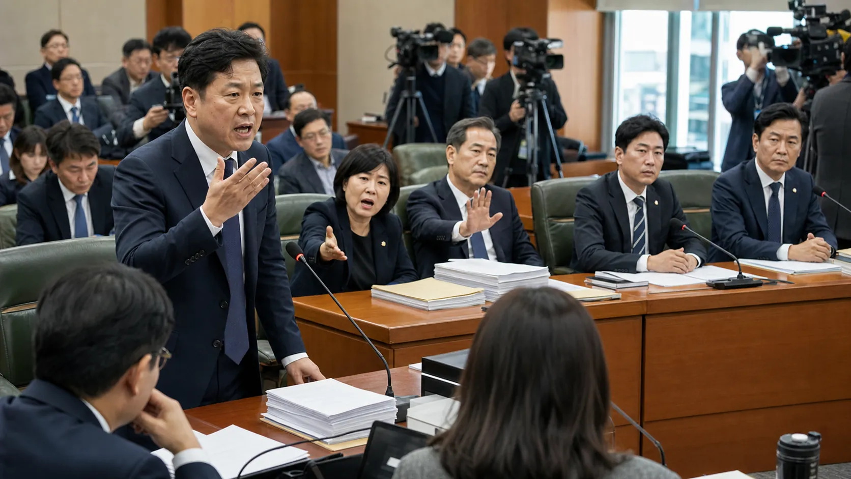 축구협회 청문회서 정몽규·홍명보에 발언 기회 준 뒤 대통령 비난한 국힘 의원