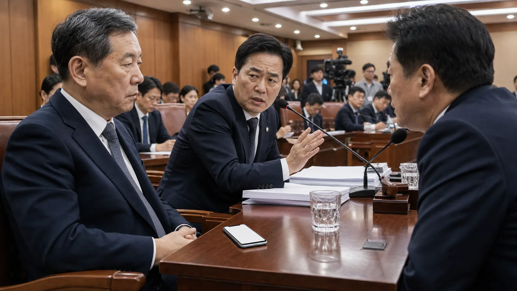 축구협회 청문회서 여당 의원 문자메시지 논란