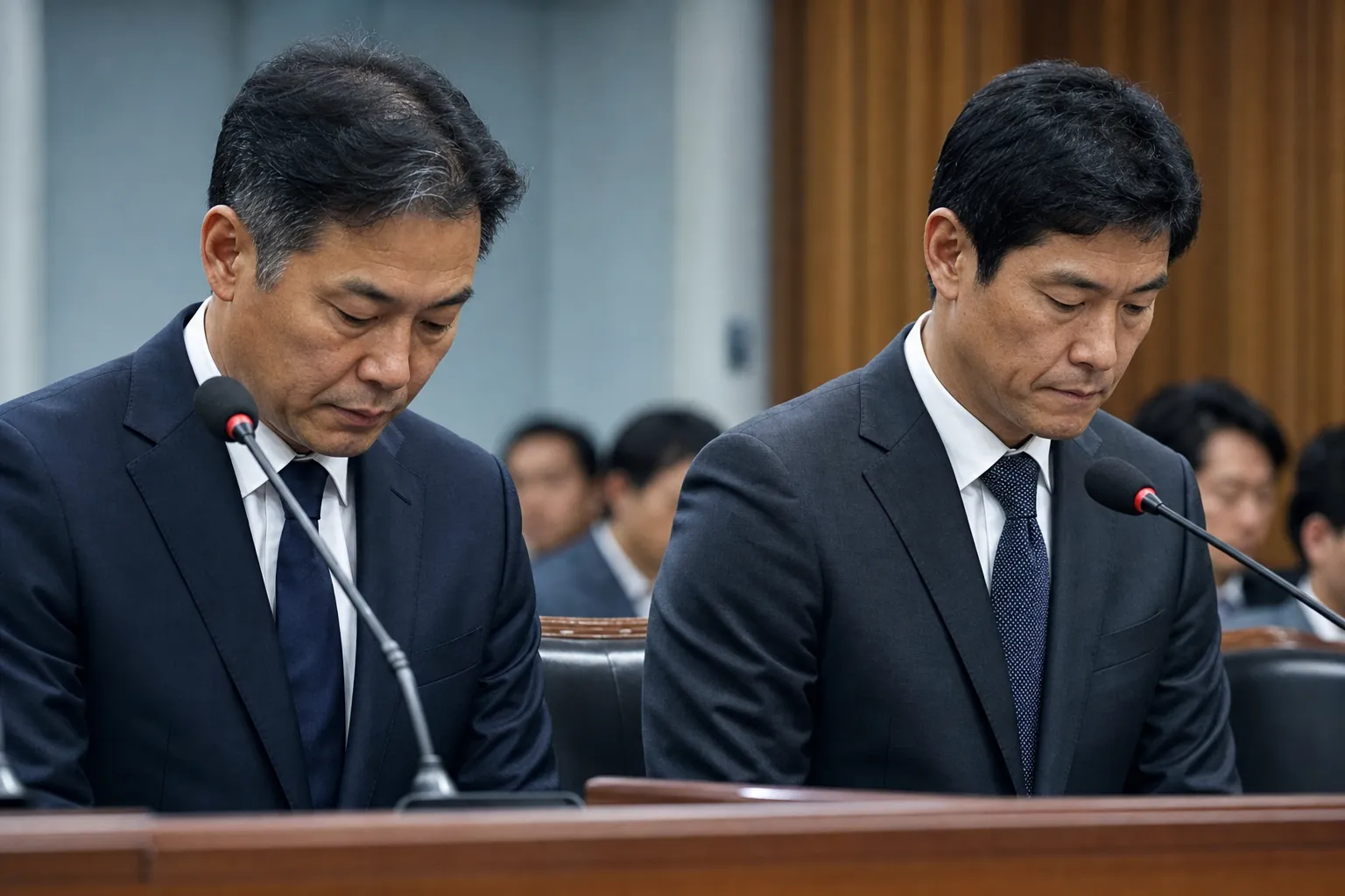 정몽규·홍명보, 국회 청문회서 월드컵 부진 사과