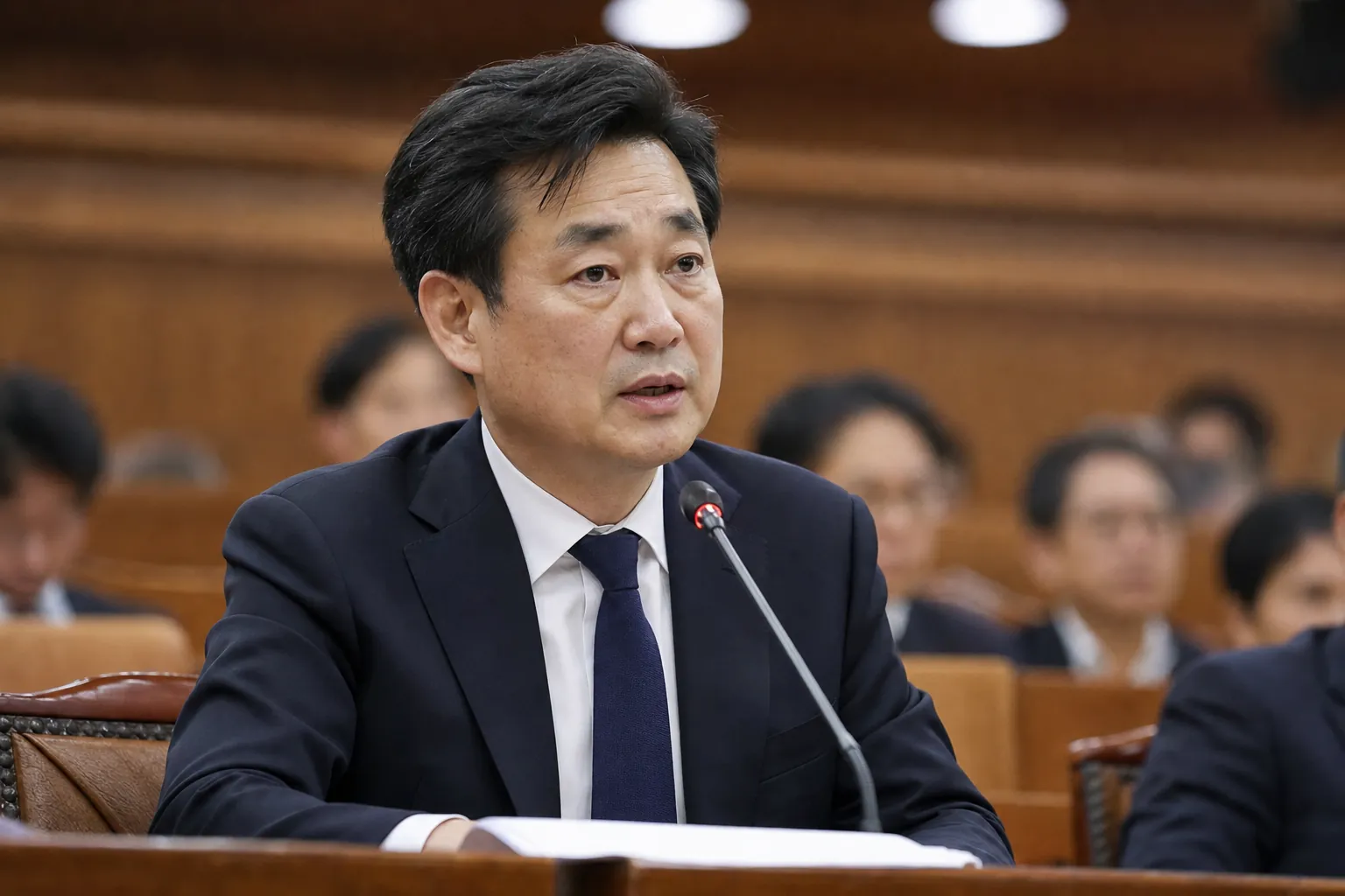 홍명보, 국회 청문회서 손흥민·이재성 선발 제외는 전술적 결정