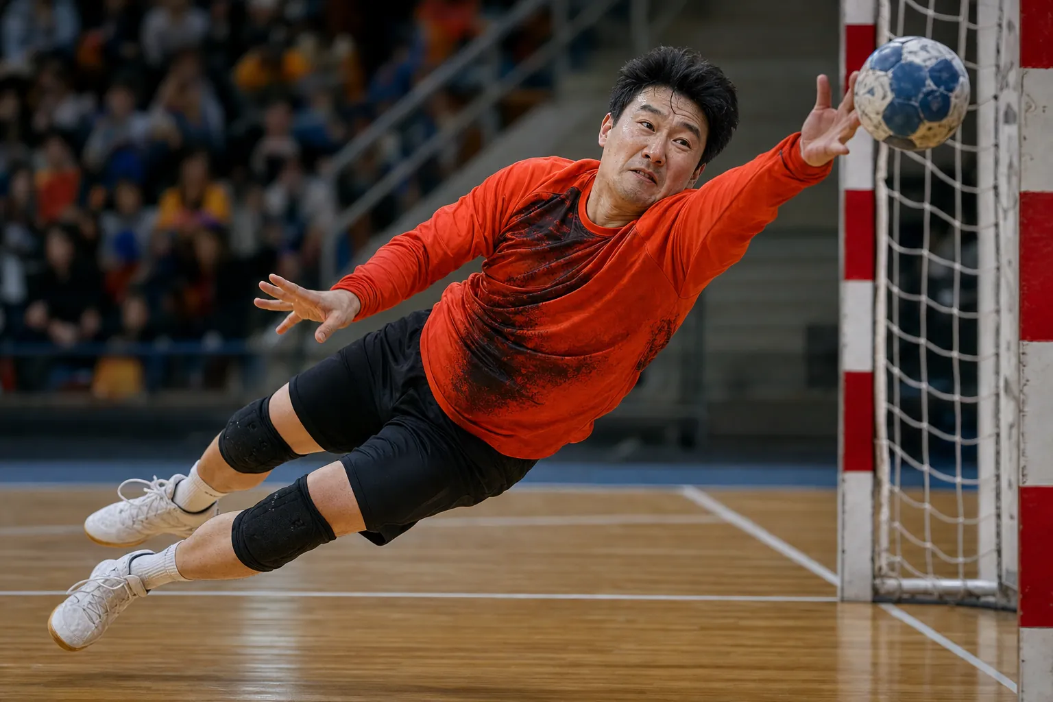 SK호크스, 상무에 32-17 대승…이창우 13세이브 MVP