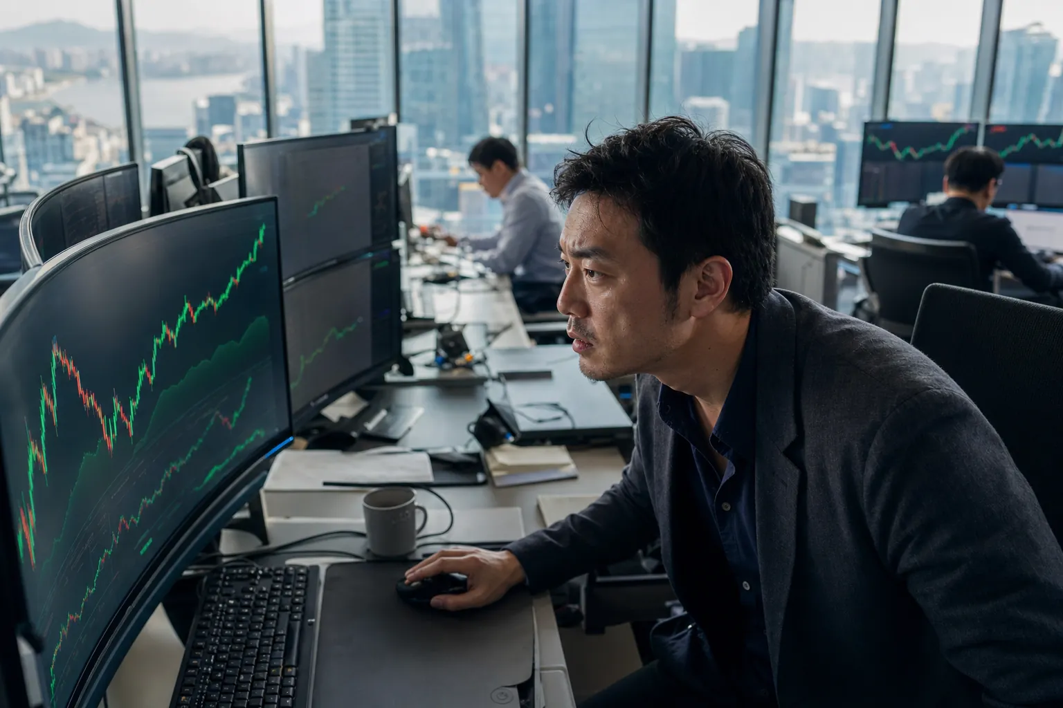 코스피 장중 6600선 돌파, 역대 최대 상승폭 기록