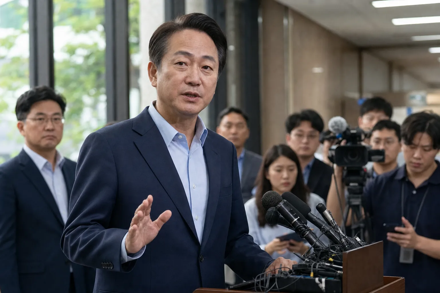 김민석, 당·정·청 선거 입장 조율설 전면 부인