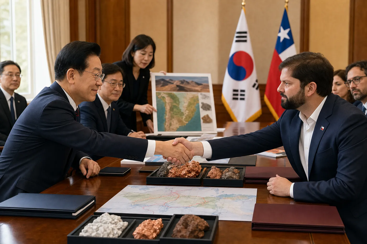 한-칠레 정상회담, 광물 공급망 협력 확대 합의