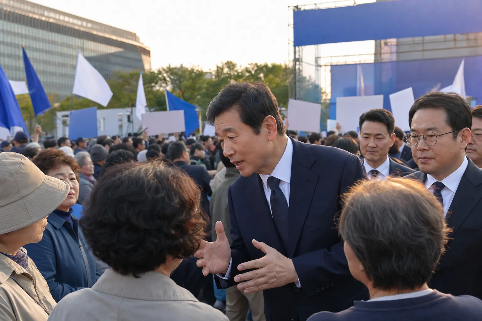 민주당 당대표 경선 첫 투표 하루 앞…후보들 막판 표심 공략
